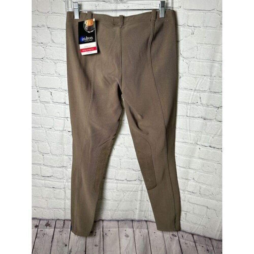 Irideon Cadence Riding Breeches Womens  Brown Low Rise Knee Patch 30-3137L-CA